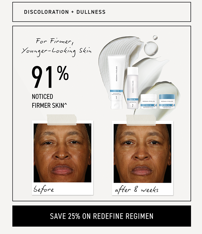 Shop Now & Save 25% On Redefine Regimen. 