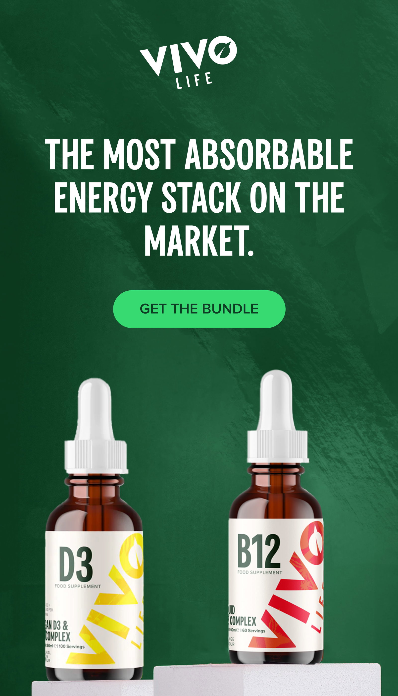 the most absorbable energy stack on the market.