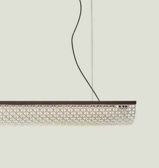 Nans Balis Outdoor LED Linear Suspension  by Joana Bover for Bover