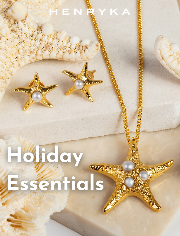 Holiday Essentials: Gold & Pearl Starfish Collection
