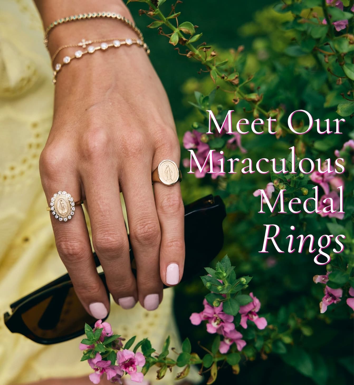New Miraculous Medal Rings