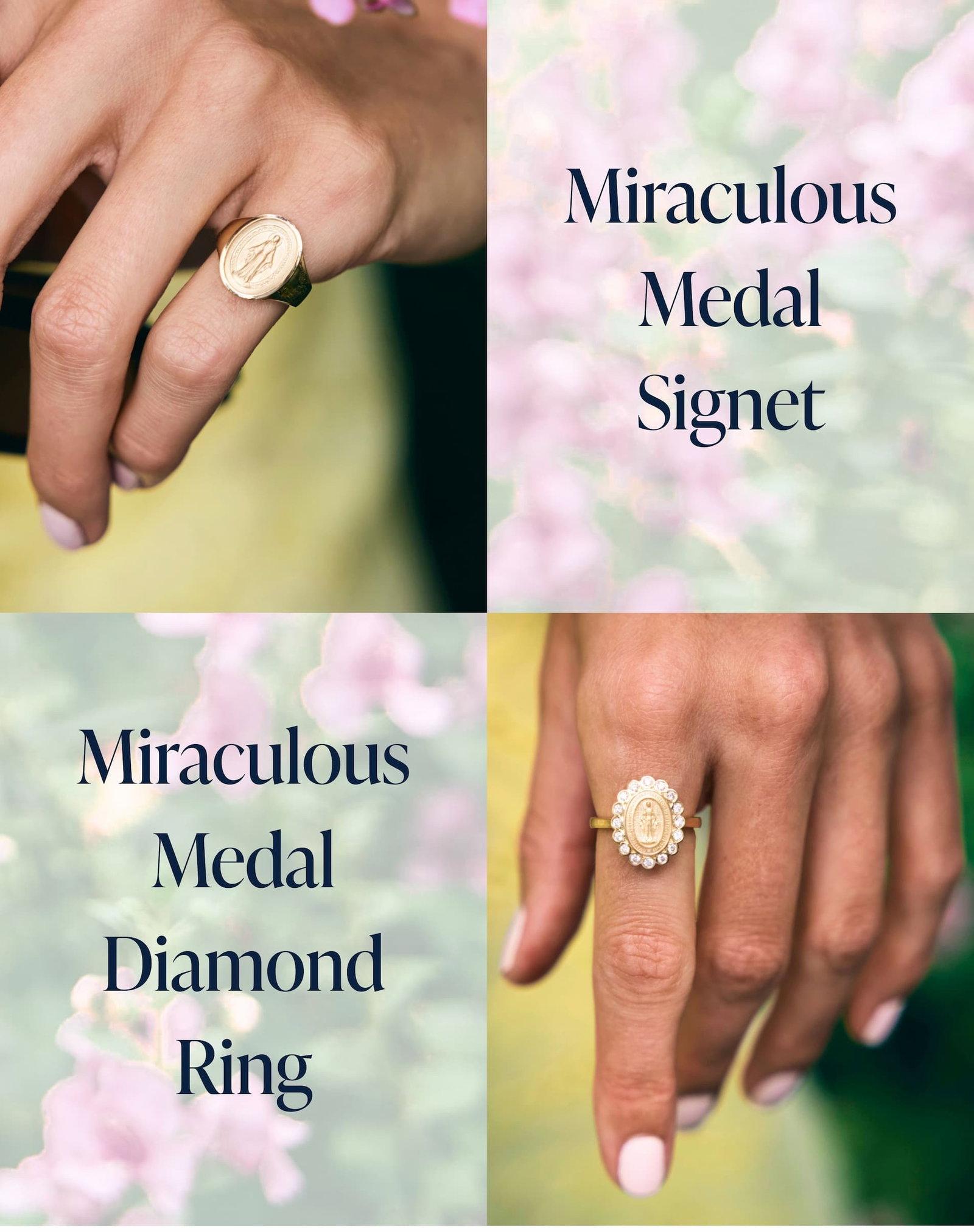 New Miraculous Medal Rings