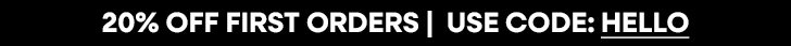 20% off your first order