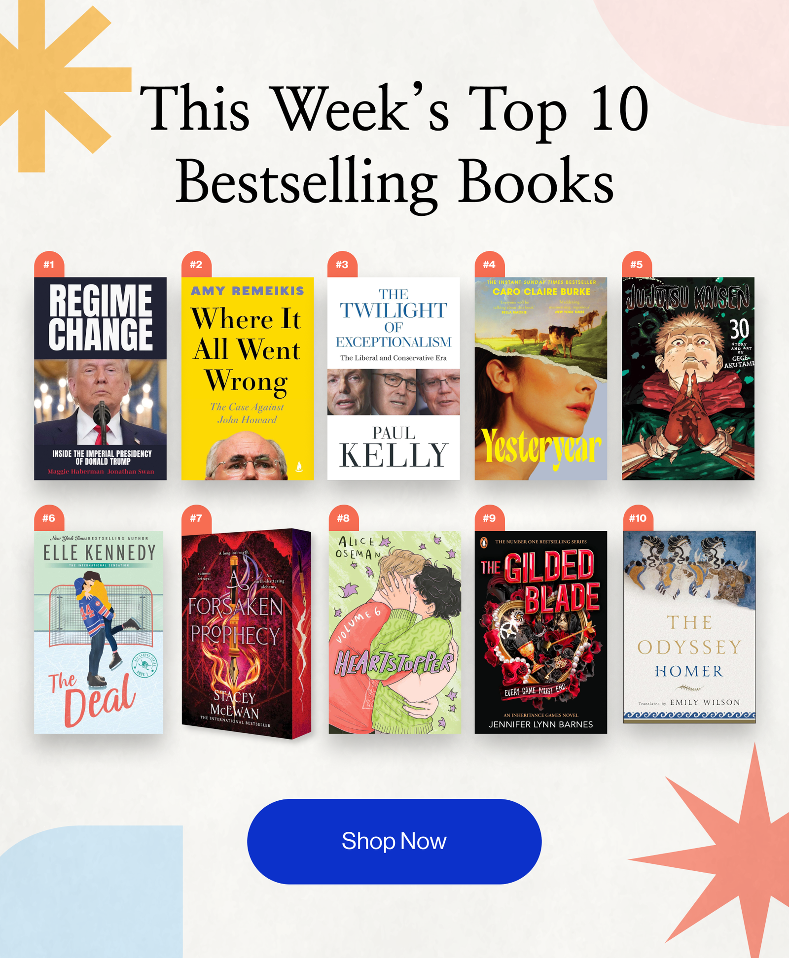 The Nile's Top 10 Bestsellers