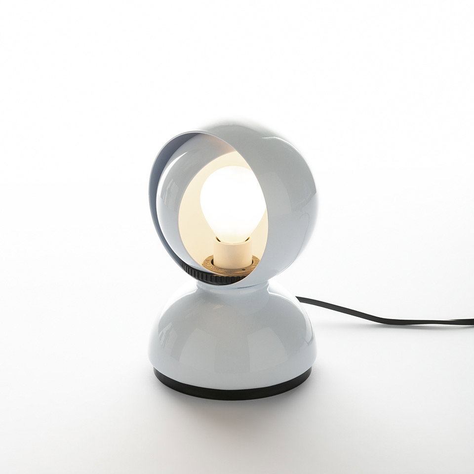 Artemide Eclisse table lamp in white finish