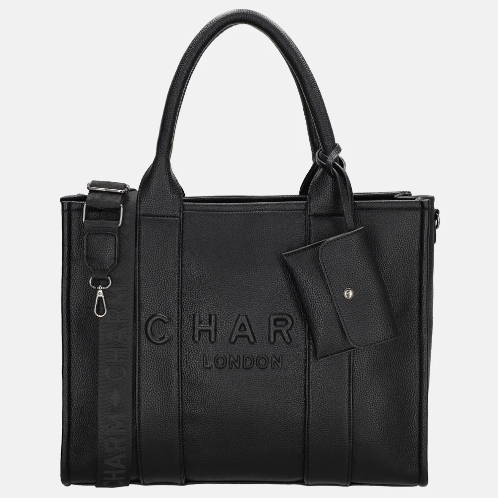 Charm London laptoptas 15 inch zwart