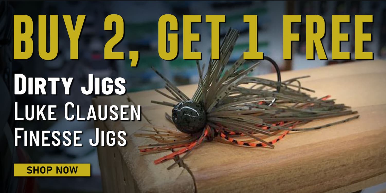 Buy 2, Get 1 Free Dirty Jigs Luke Clausen Finesse Jigs Shop Now