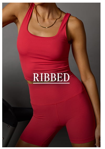 Ribbed Bras and Leggings