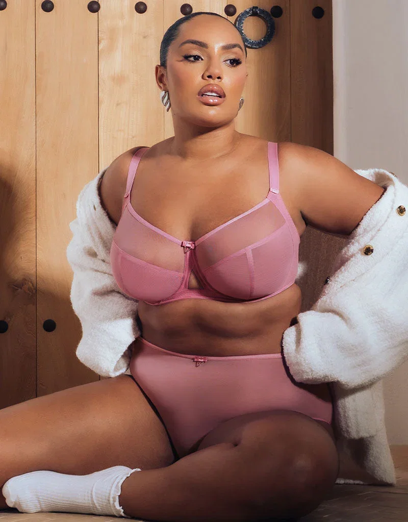 Curvy Kate Victory Side Support Balcony Bra Rose Pink