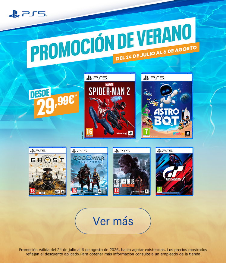 PROMOCIÓN DE VERANO DEL 24 DE JULIO AL 6 DE AGOSTO DESDE 29,99€