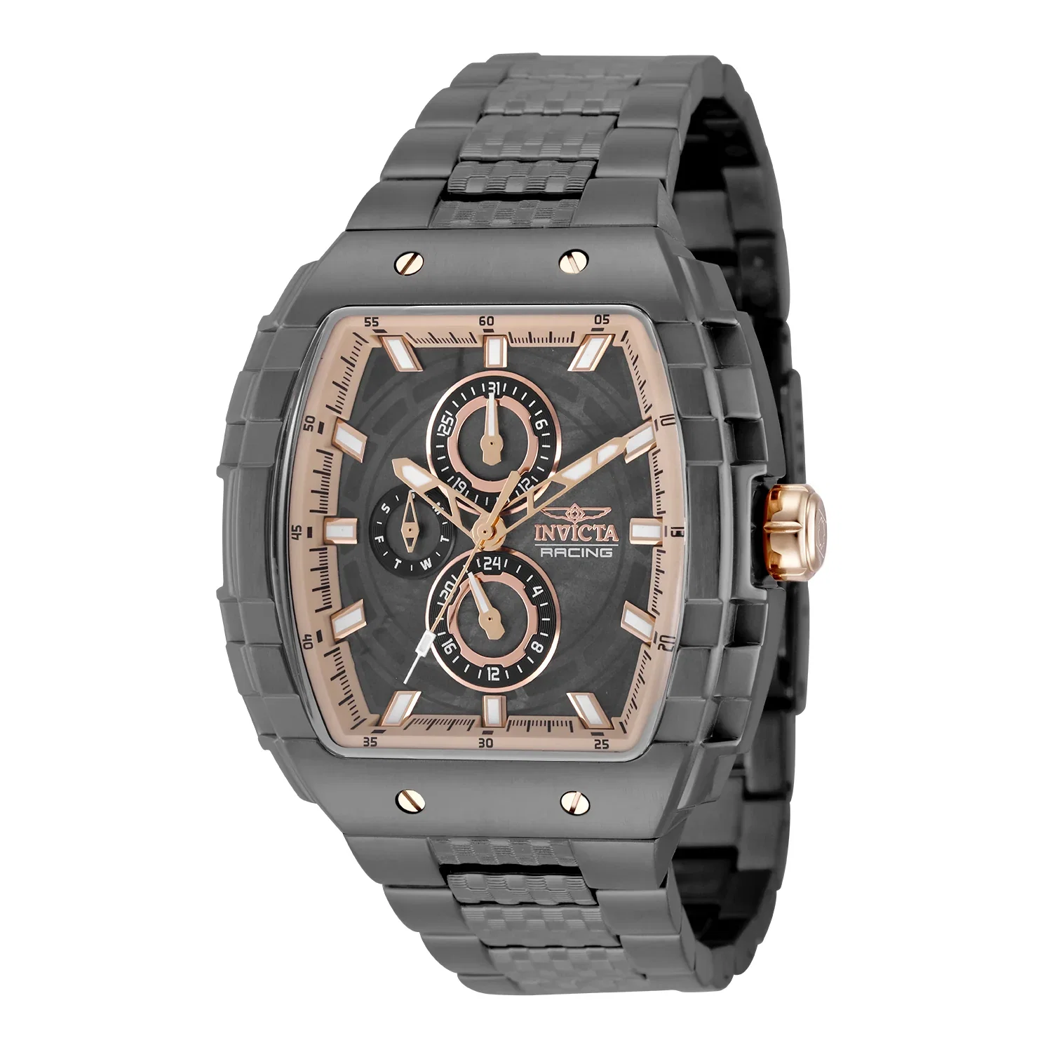 Image of Invicta Men's 47mm S1 Rally Quartz Day & Date iSize Bracelet Watch
