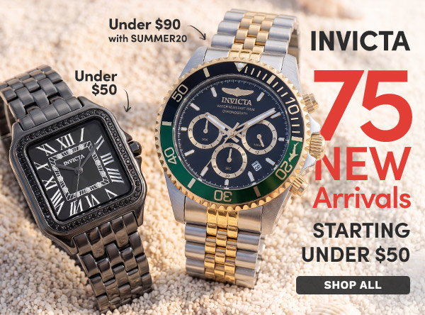 INV-50581, INV-48116 INVICTA | 75+ New Arrivals Starting Under $50