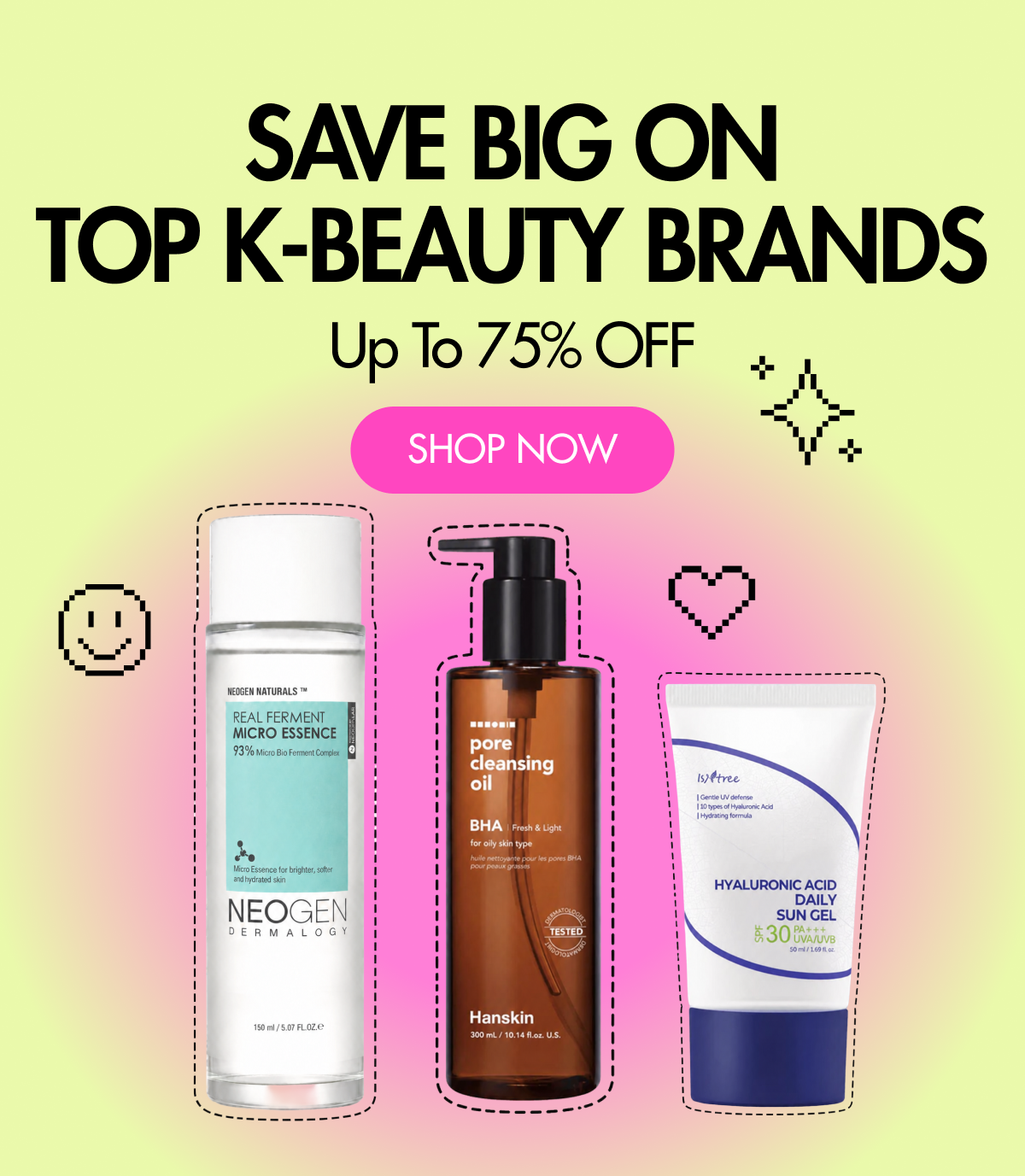 The Big K-Beauty Warehouse Sale up to 75% OFF Select Products