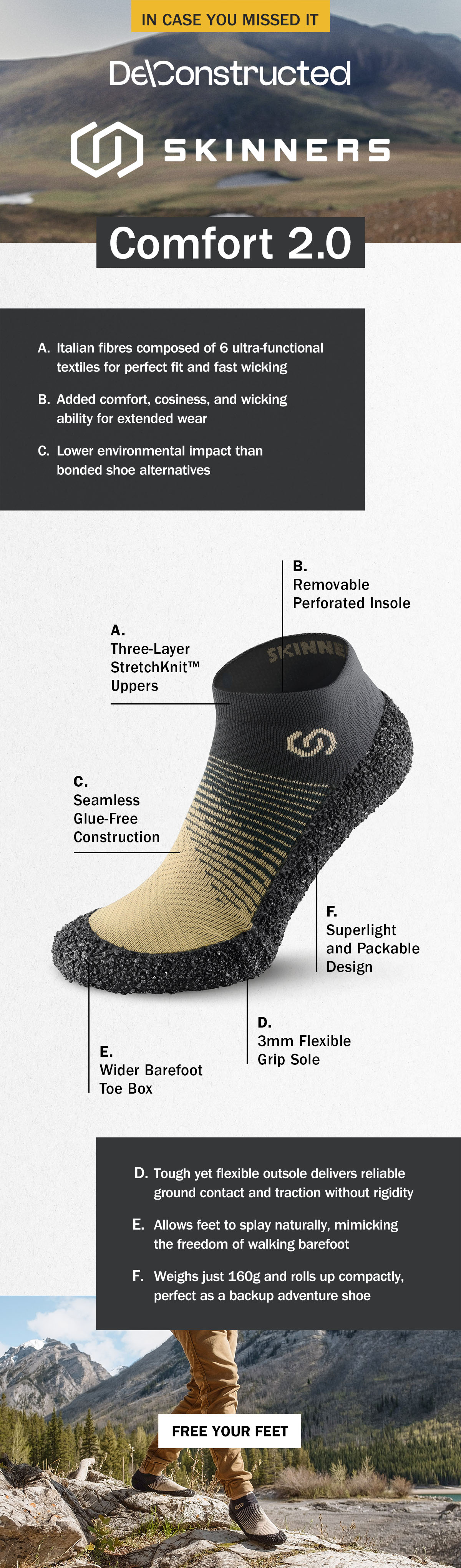Skinners Comfort 2.0 Sock Shoes | Barefoot Socks & Shoes | WildBounds