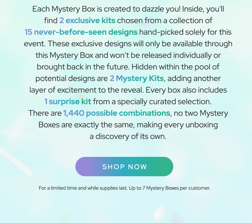 1440 Combinations of Kits