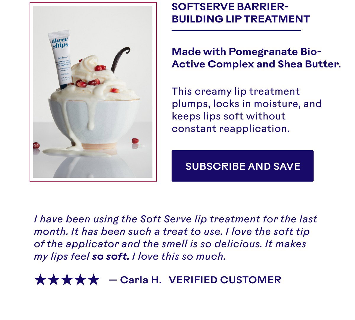 Softserve Barrier-Building Lip Treatment