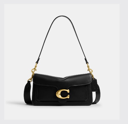 Tabby Shoulder Bag 26 Brass/Black