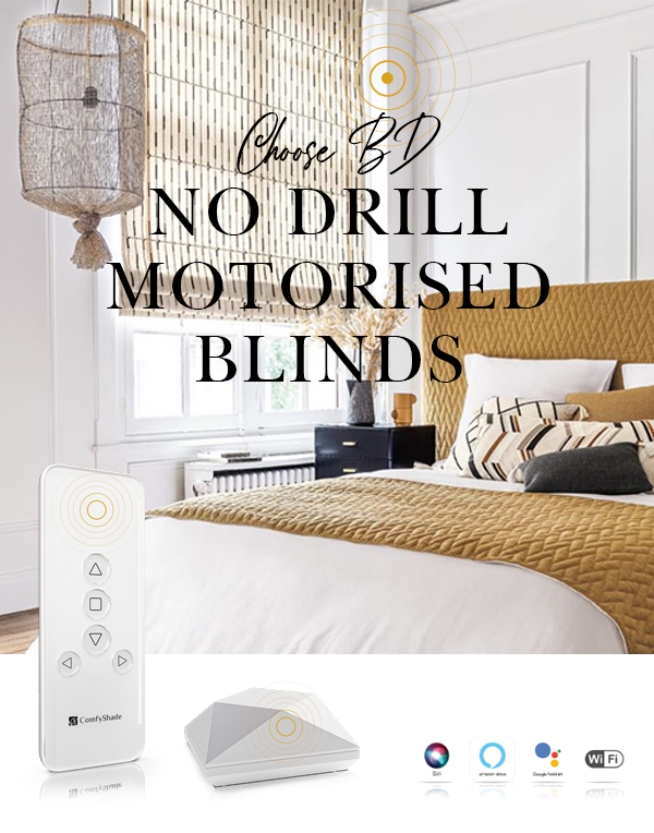 No Drill Motorised Blinds 