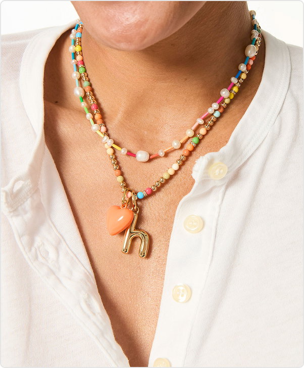 The Happy Baby Necklace Duo
