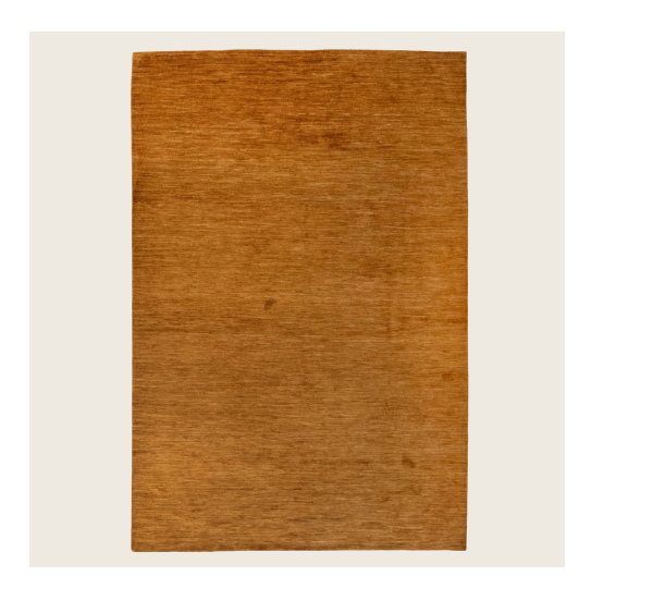 abc carpet & home Camel Solid Wool Silk Blend Rug - 6'x9'