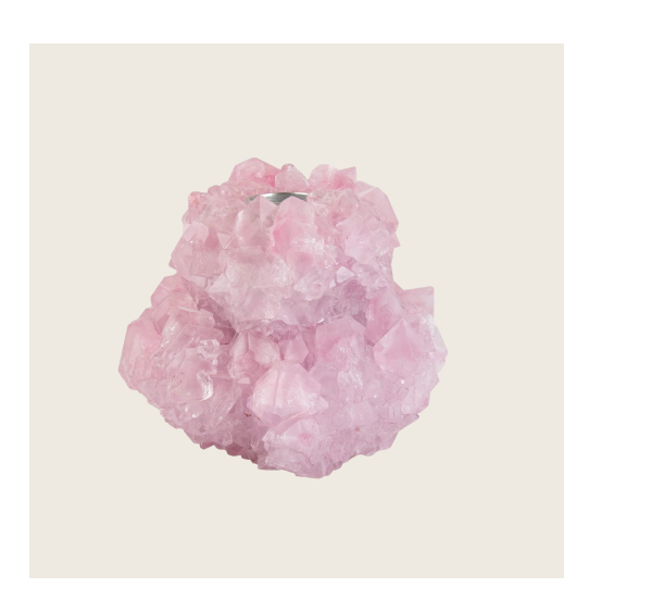 Mineral Series Crystal Candlestick Holder