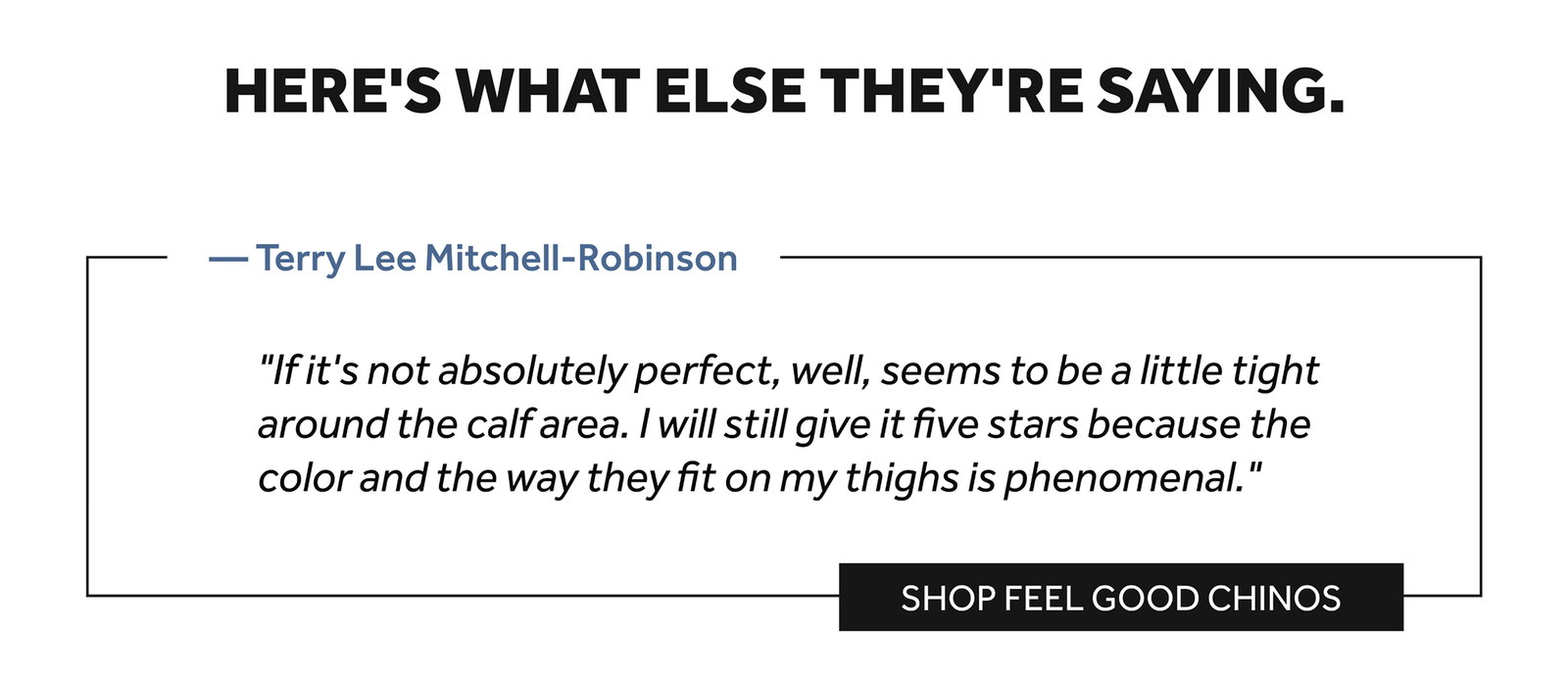 Shop Feel Good Chinos