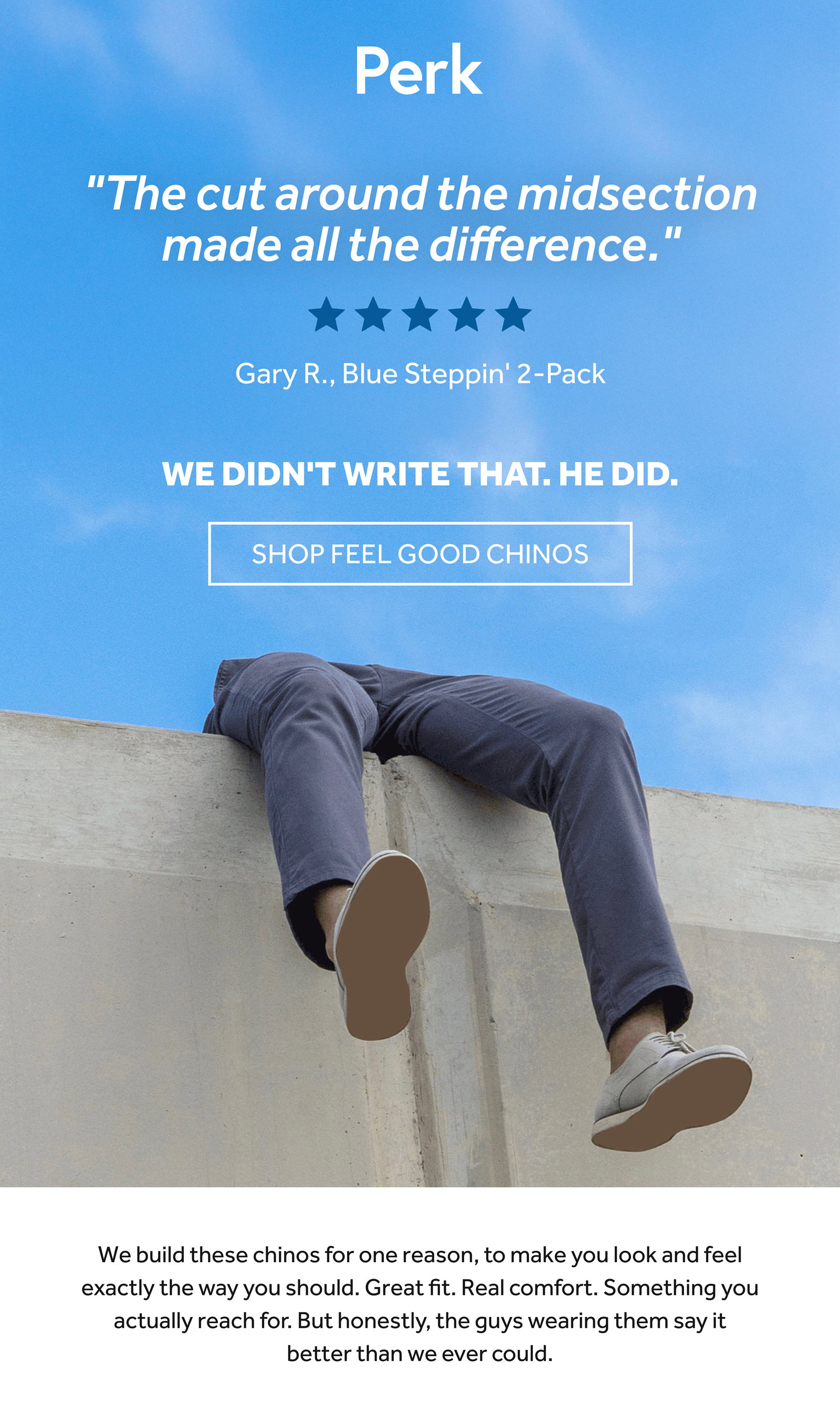 We Didn't write that. He did.
