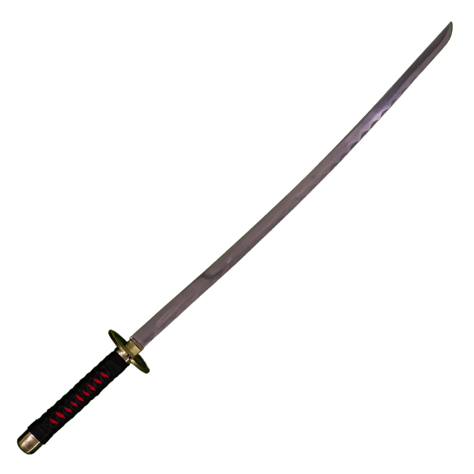 Image of Red Katana Sword- Handmade High Carbon 1095 Steel Sword- 40.5"