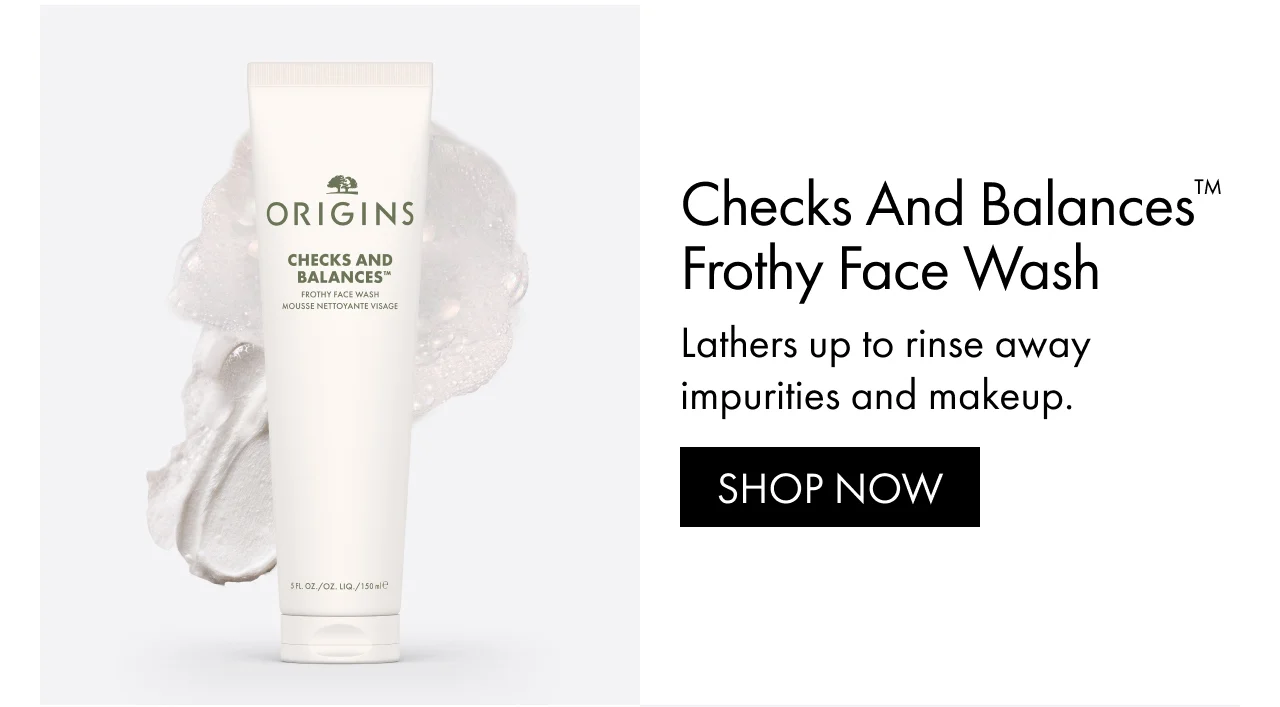 Checks And Balances™ Frothy Face Wash | Lathers up to rinse away impurities and makeup. | SHOP NOW
