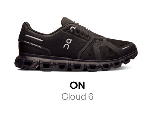 On Women's Cloud 6 Athletic Sneakers Black