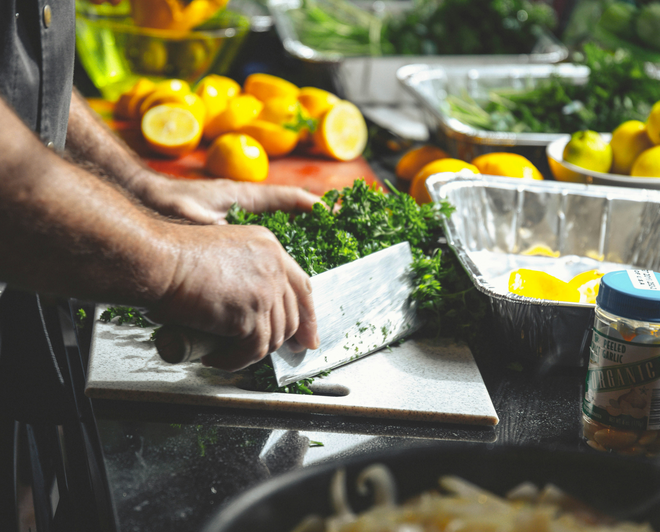 Cook produce when appropriate.