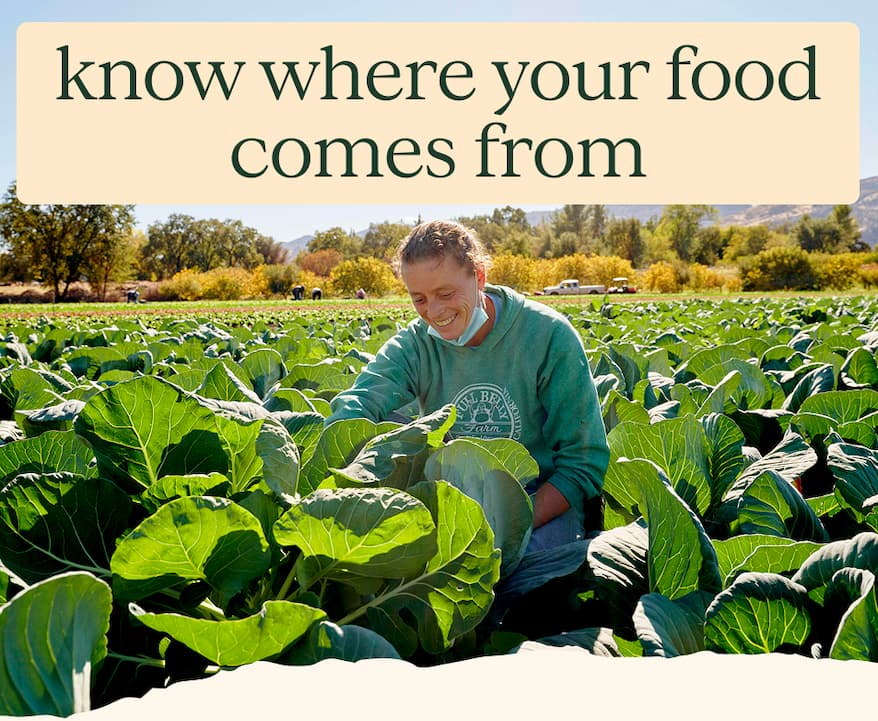 Know where your food comes from