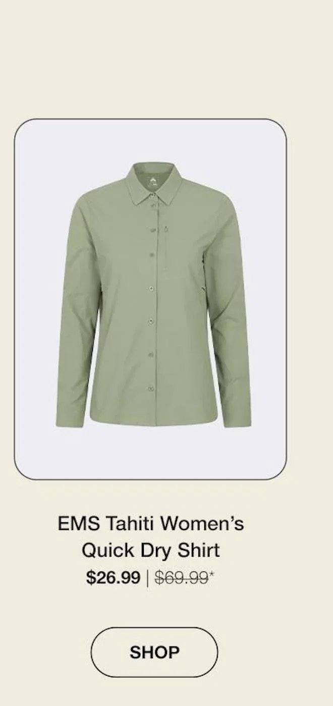 EMS Tahiti Womens Quick Dry Shirt