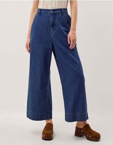 Wendy Wide Leg Jeans Blue