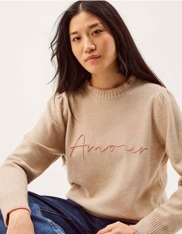 Ami Amour Jumper Natural