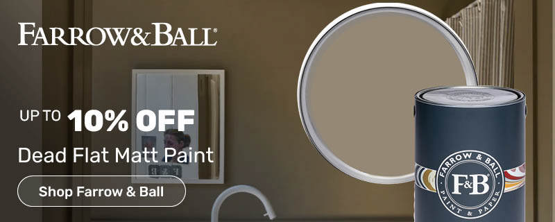 Up to 10% off Farrow & Ball dead flat matt paint