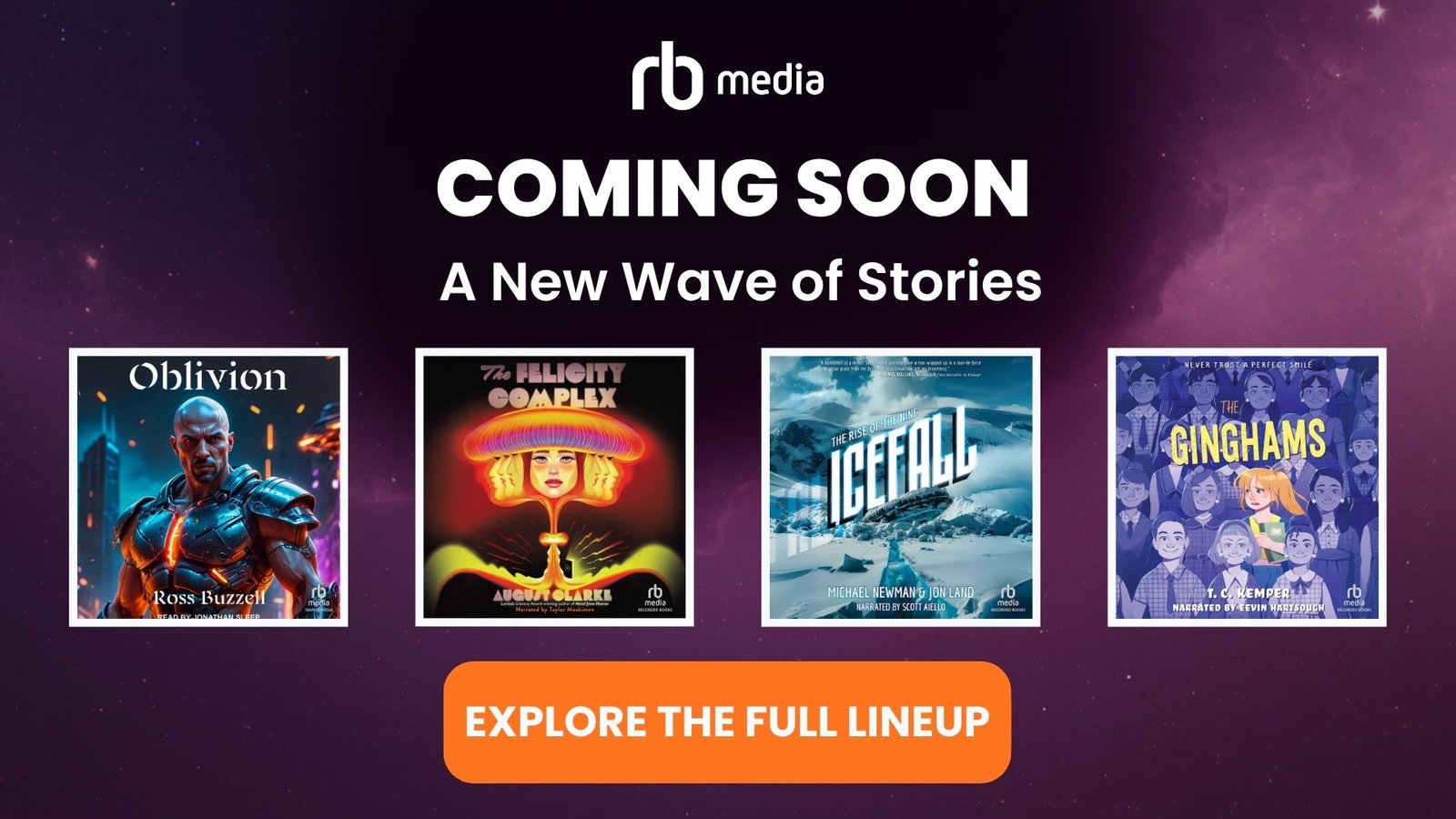 Audiobooks Coming Soon from RBmedia!