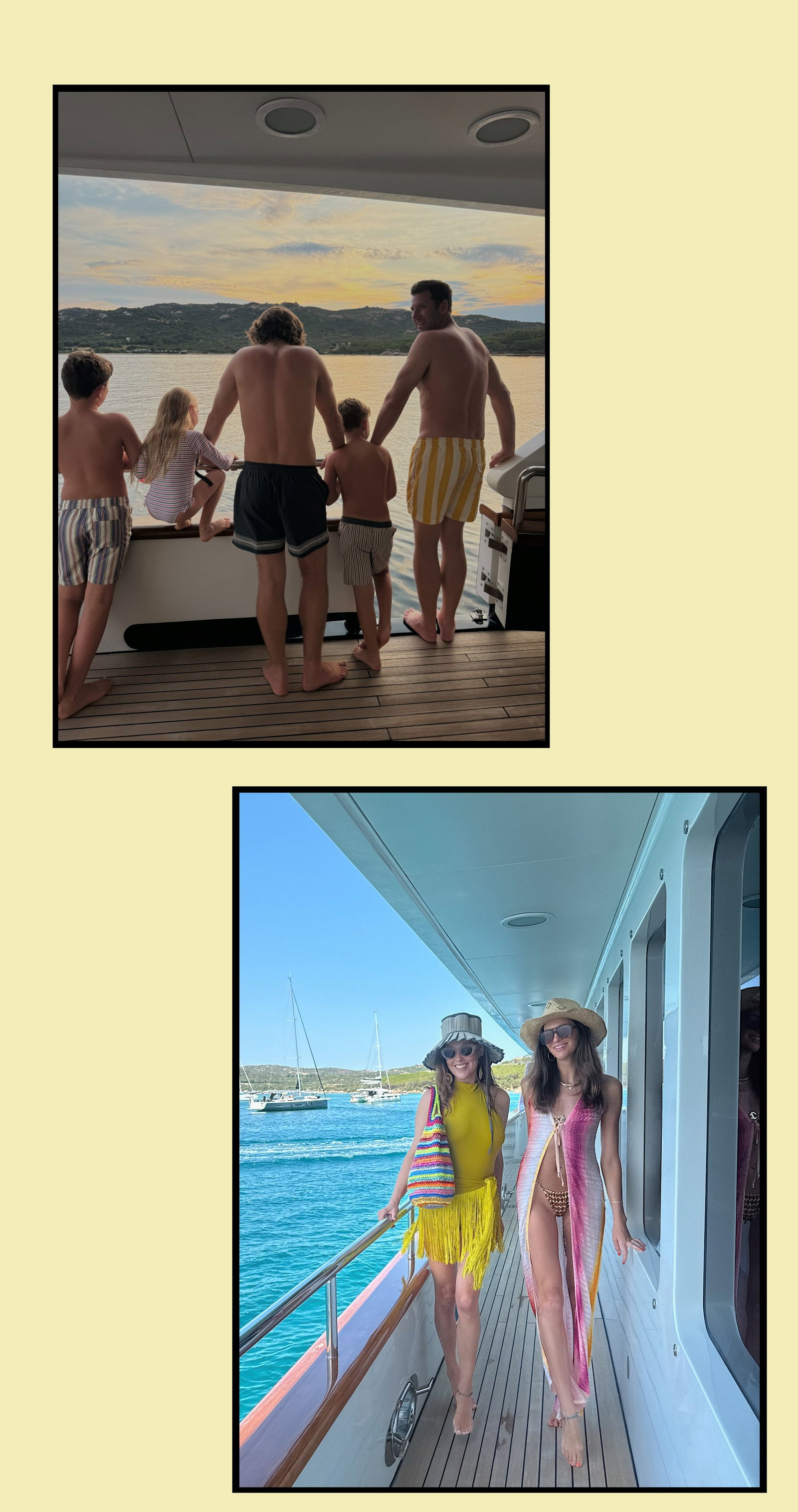 The full Funboy set up in the Mediterranean Sea: Paddle Tennis Island, Leisure Island, Giant Cabana Island, Paddle Boards