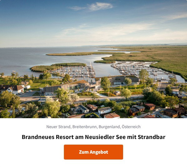 Brandneues Resort am Neusiedler See mit Strandbar