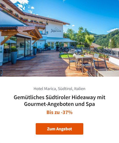 Gemütliches Südtiroler Hideaway mit Gourmet-Angeboten und Spa