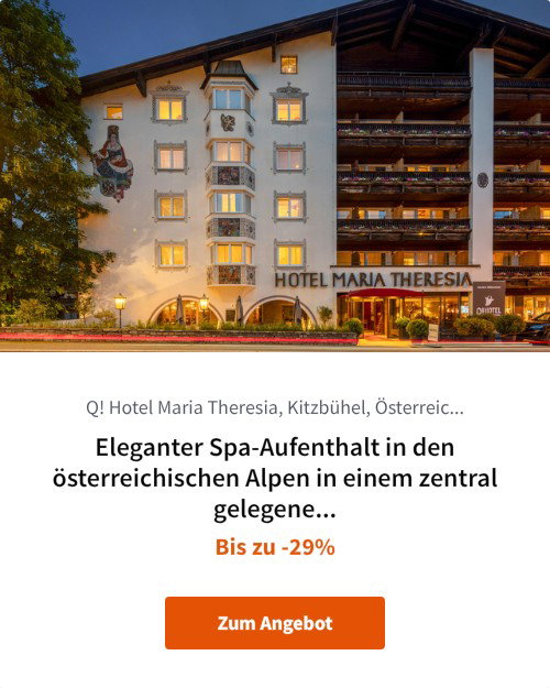 Eleganter Spa-Aufenthalt in den österreichischen Alpen in einem zentral gelegenen Hotel