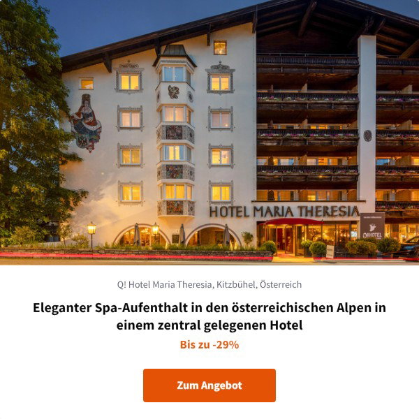 Eleganter Spa-Aufenthalt in den österreichischen Alpen in einem zentral gelegenen Hotel