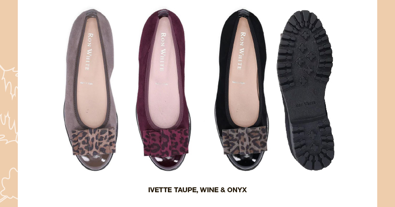 IVETTE TAUPE, WINE & ONYX