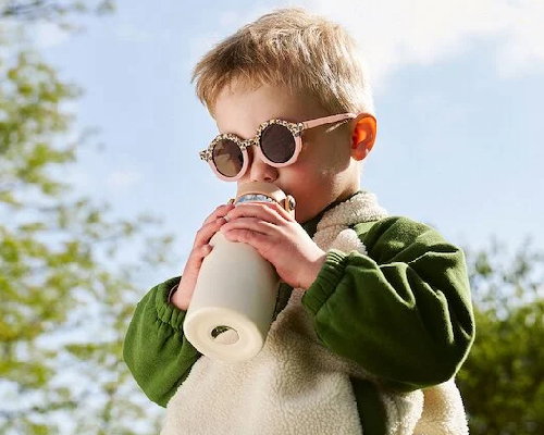 Gourde inox Little Explorer ivoire Babymoov