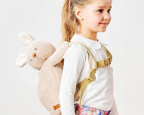 Teddy sac à dos peluche lapin Nattou