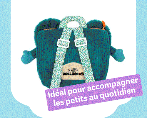 Berlingos le Koala sac à dos velours Les Déglingos