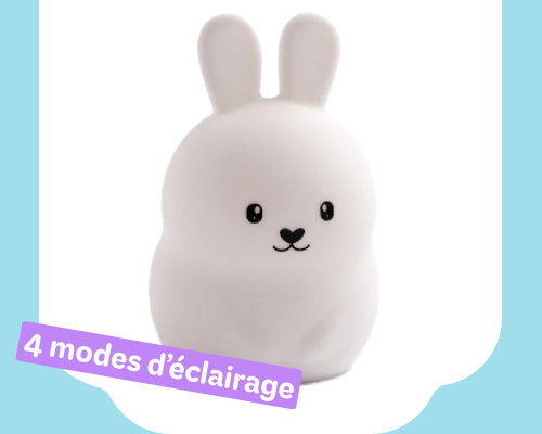 Veilleuse silicone lapin Maïka