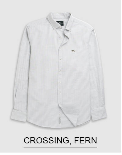 Shop Oxford Crossing Shirt, Fern online and instore at Rodd & Gunn