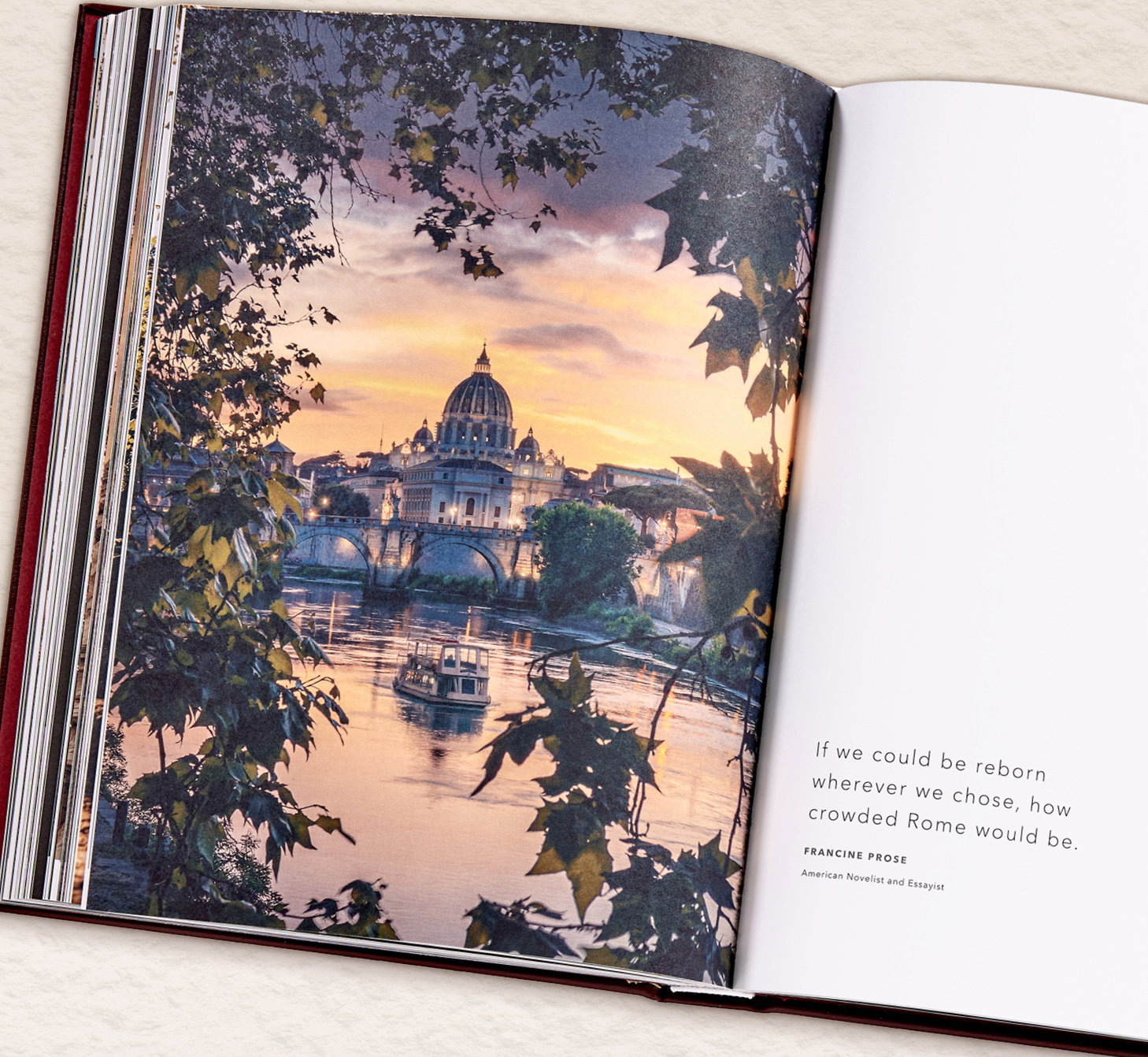 Interior page featuring a full color photograph of St. Peter's Basilica.