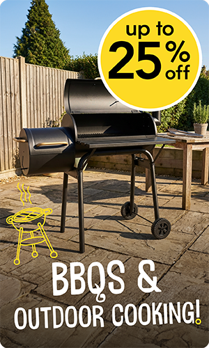 Up to 25% off BBQs & outdoor cooking